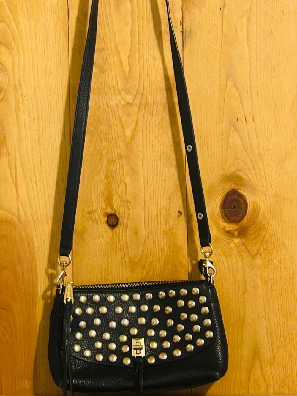 Rebecca Minkoff Black Leather Shoulder Bag